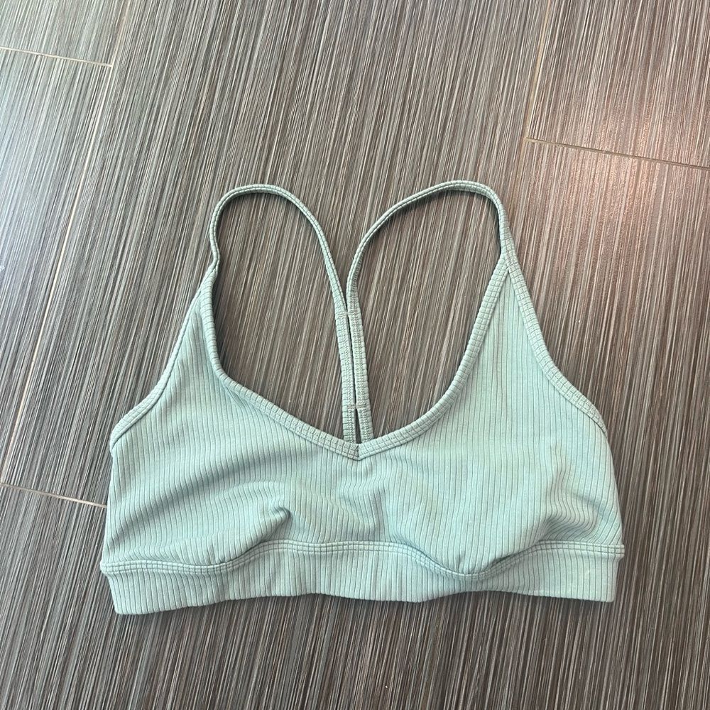 ALO Yoga Green Seamless Bra Intimates & Sleepwear